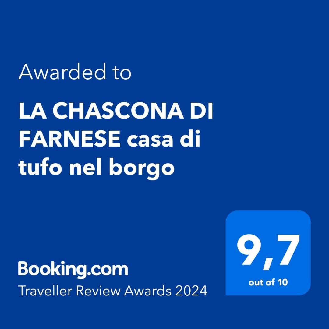 La Chascona Di Farnese Casa Di Tufo Nel Borgo Apartment Luaran gambar