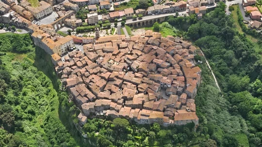 La Chascona Di Farnese Casa Di Tufo Nel Borgo Apartment Luaran gambar